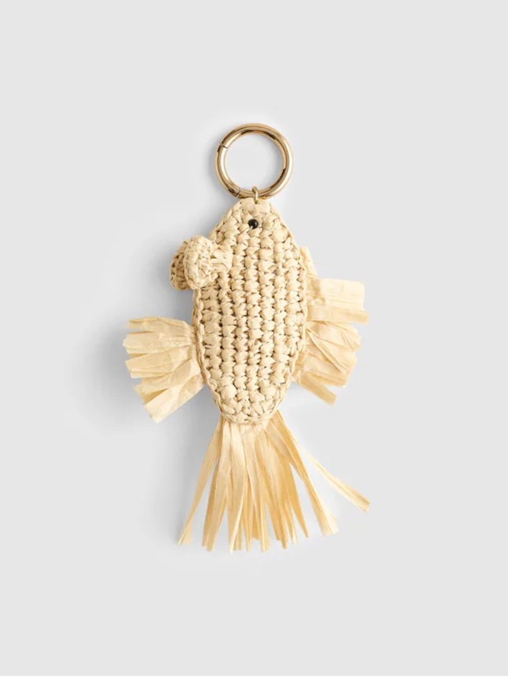 Madewell Crochet Fish Bag Charm